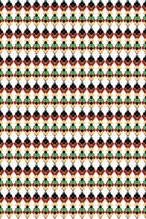 几何印花华亿平台图片