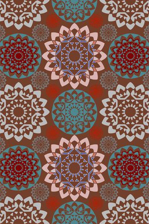 传统纹样印花华亿平台图片