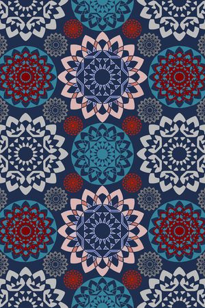 传统纹样印花华亿平台图片