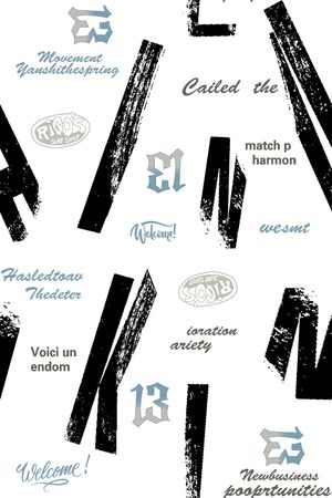 字母印花华亿平台图片