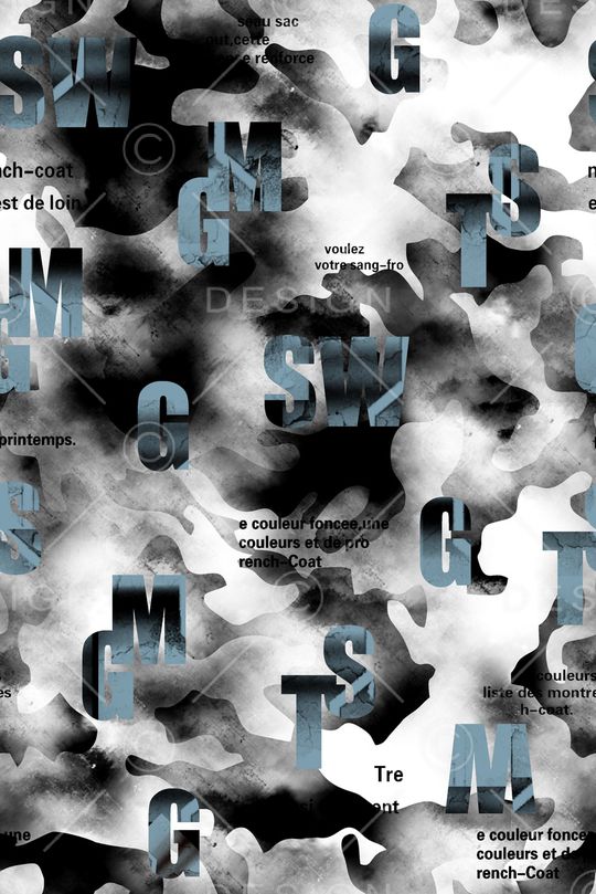 字母印花华亿平台图片