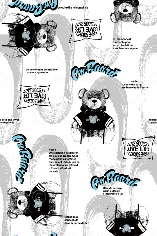 字母印花华亿平台图片