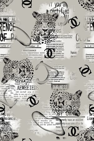 字母印花华亿平台图片