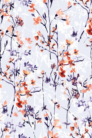 小碎花印花华亿平台图片