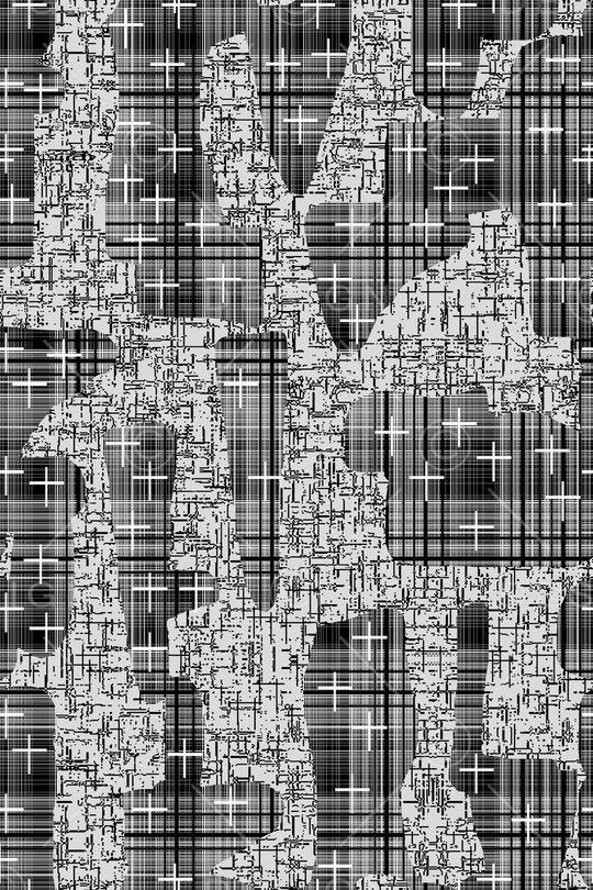 线条印花华亿平台图片