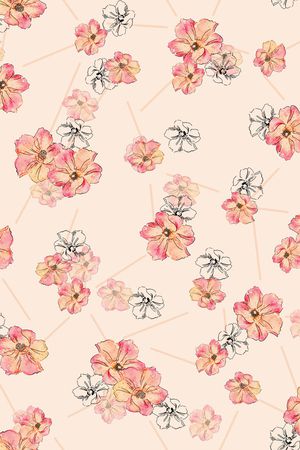 连衣裙印花华亿平台图片