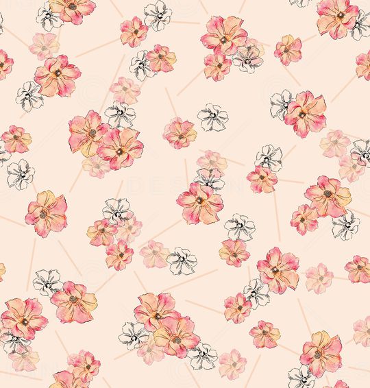 连衣裙印花华亿平台图片