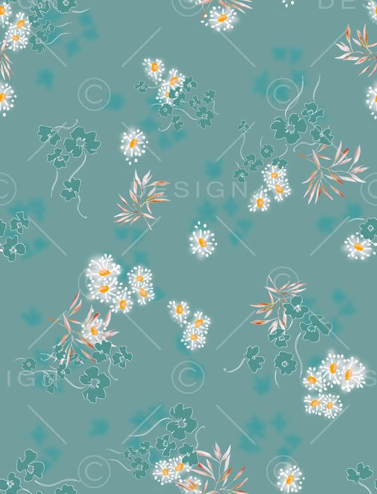 连衣裙印花华亿平台图片