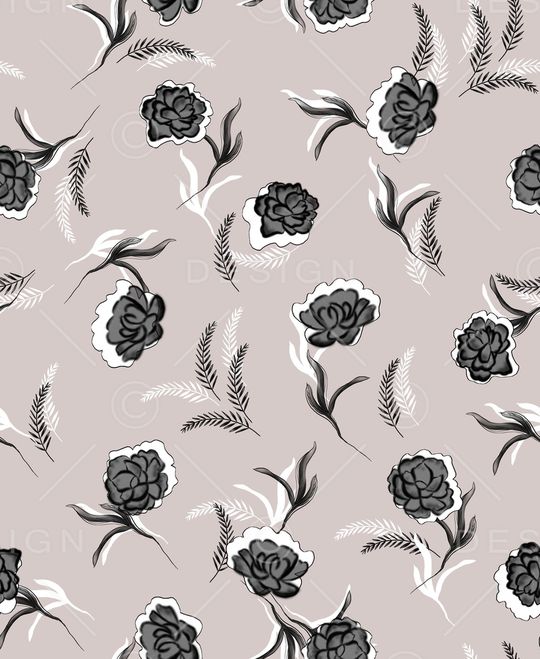 连衣裙印花华亿平台图片