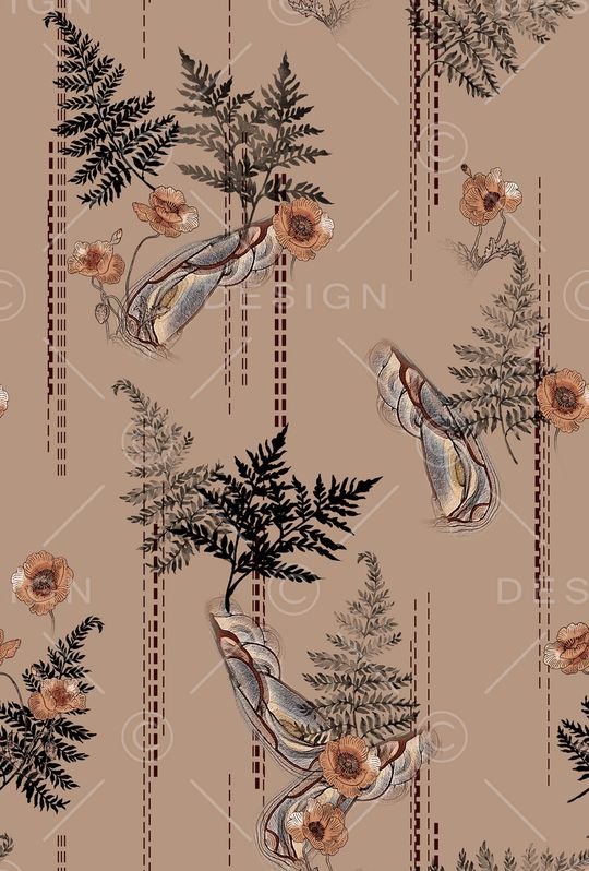 连衣裙印花华亿平台图片