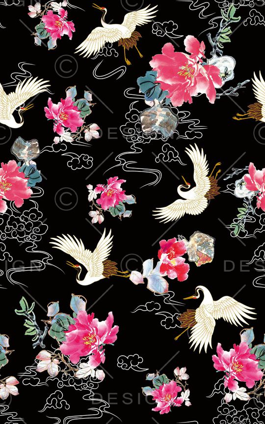 绿植树叶印花华亿平台图片