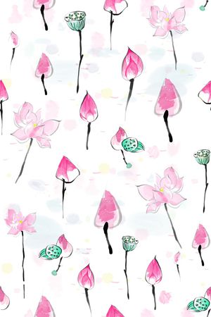 绿植树叶印花华亿平台图片