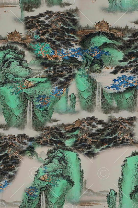 香云纱印花华亿平台图片