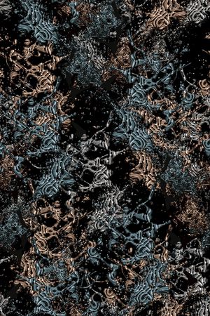 抽象男装印花华亿平台图片