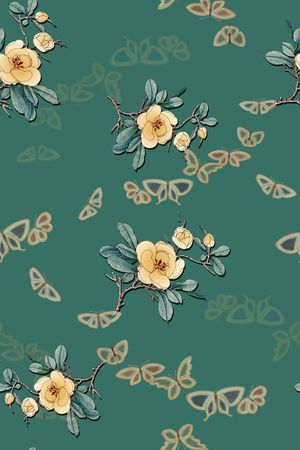 真丝印花华亿平台图片