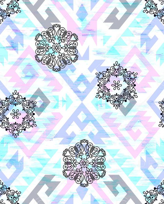 几何印花华亿平台图片