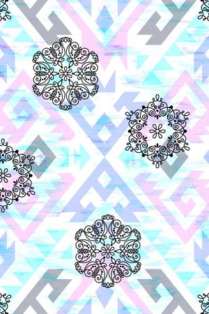 几何印花华亿平台图片