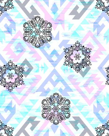 几何印花华亿平台图片