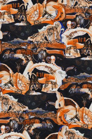 手绘印花华亿平台图片