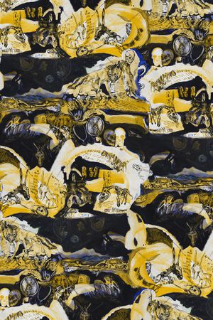 手绘印花华亿平台图片