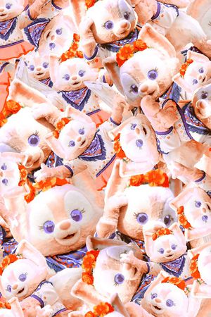 卡通动物印花华亿平台图片