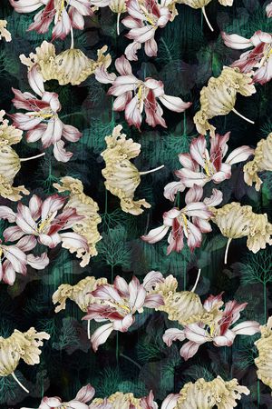 荷花印花华亿平台图片