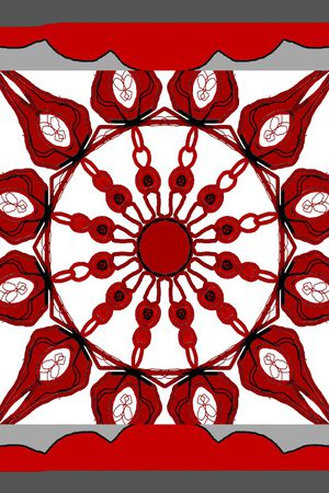 线条印花华亿平台图片