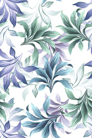 绿植树叶印花华亿平台图片