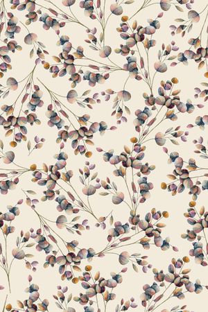 绿植树叶印花华亿平台图片