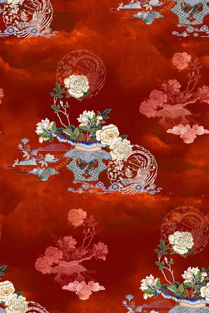 香云纱印花华亿平台图片