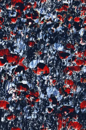 抽象花卉印花华亿平台图片