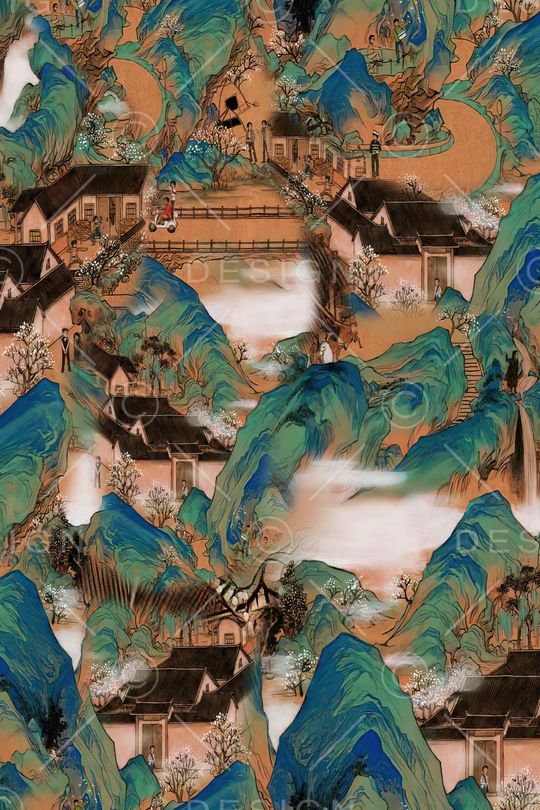 香云纱印花华亿平台图片