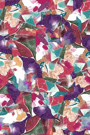 几何印花华亿平台图片