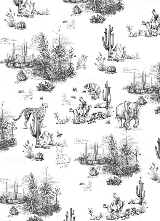 仙人掌印花华亿平台图片