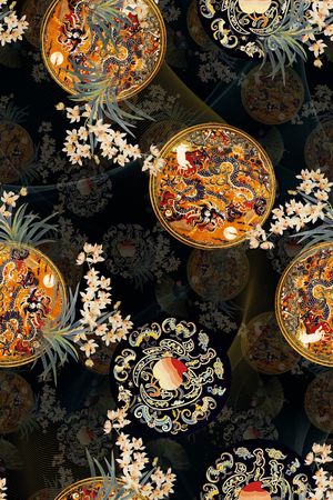 时尚印花华亿平台图片