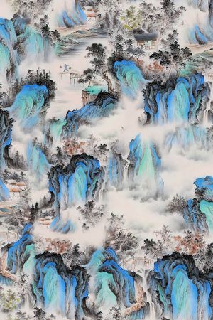 香云纱印花华亿平台图片