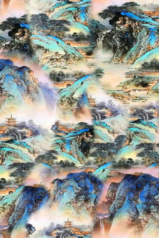 香云纱印花华亿平台图片