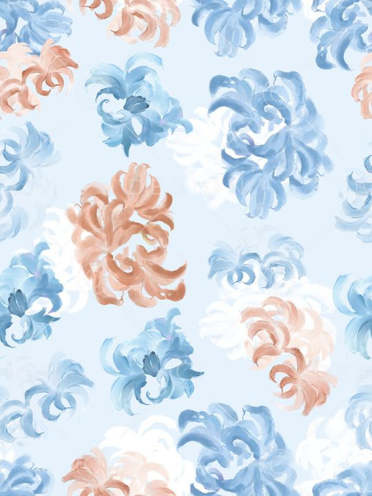 绿植树叶印花华亿平台图片