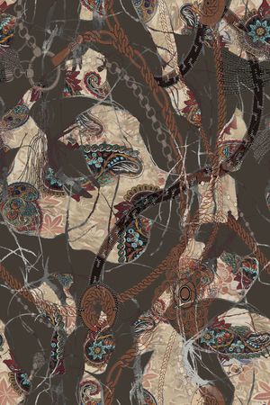 线条印花华亿平台图片