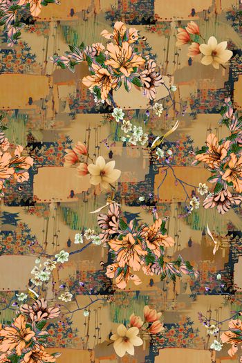 香云纱印花华亿平台图片