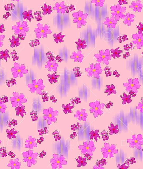 连衣裙印花华亿平台图片