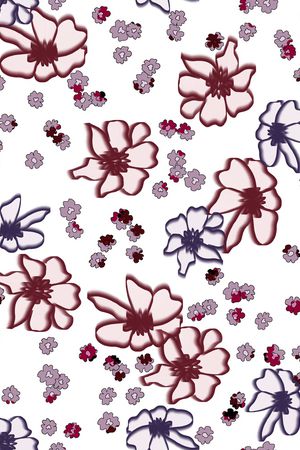 连衣裙印花华亿平台图片