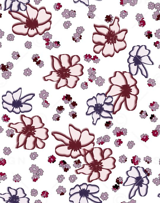 连衣裙印花华亿平台图片