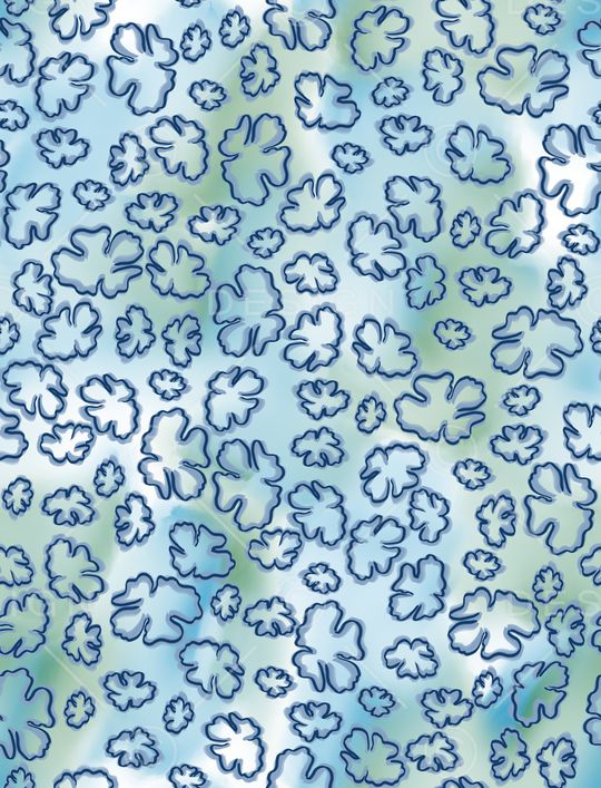 连衣裙印花华亿平台图片