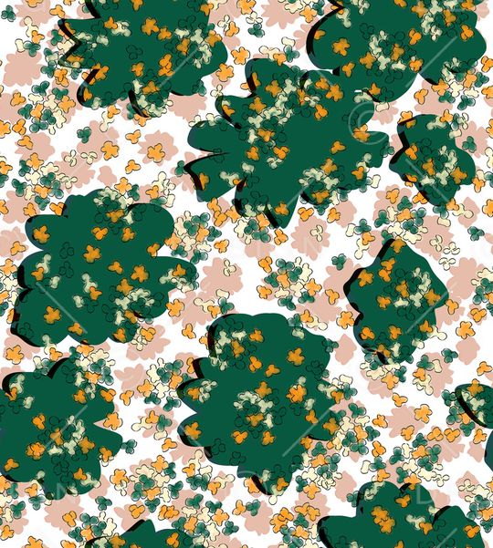 连衣裙印花华亿平台图片