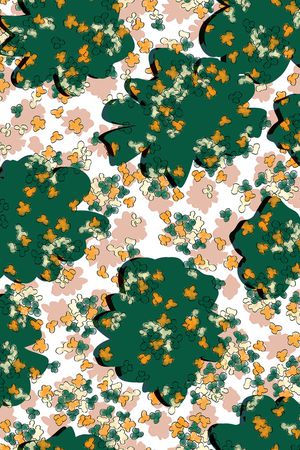 连衣裙印花华亿平台图片