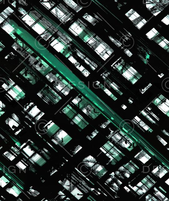 手绘格子印花华亿平台图片