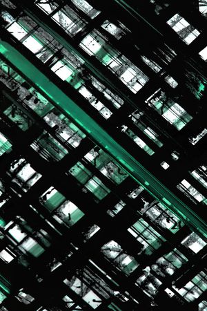 手绘格子印花华亿平台图片