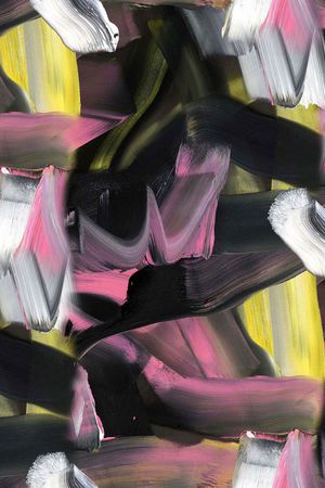 手绘格子印花华亿平台图片