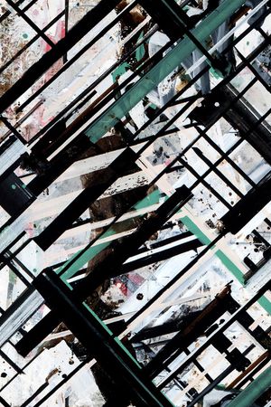 手绘格子印花华亿平台图片